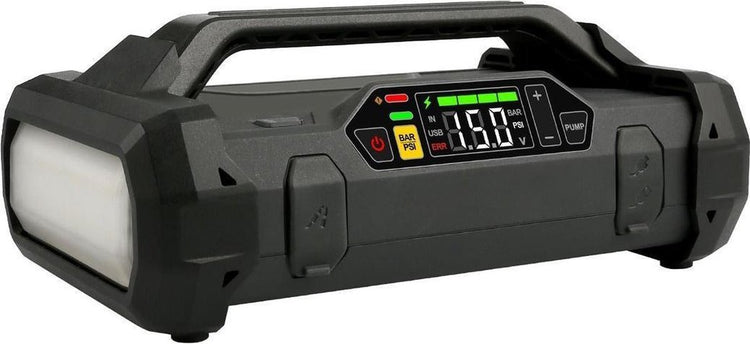 Lokithor jump starter ja301 - 12v - 2000a - compresseur d'air 10 bar - banque d'alimentation - lampe de poche LED