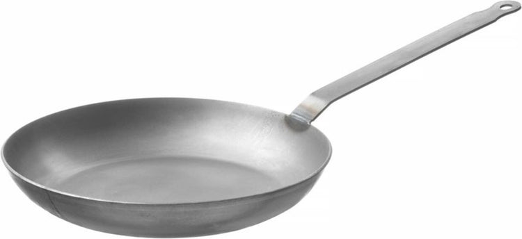 Poêle traditionnelle Hendi – tôle d'acier – manche soudé – ⌀280 mm