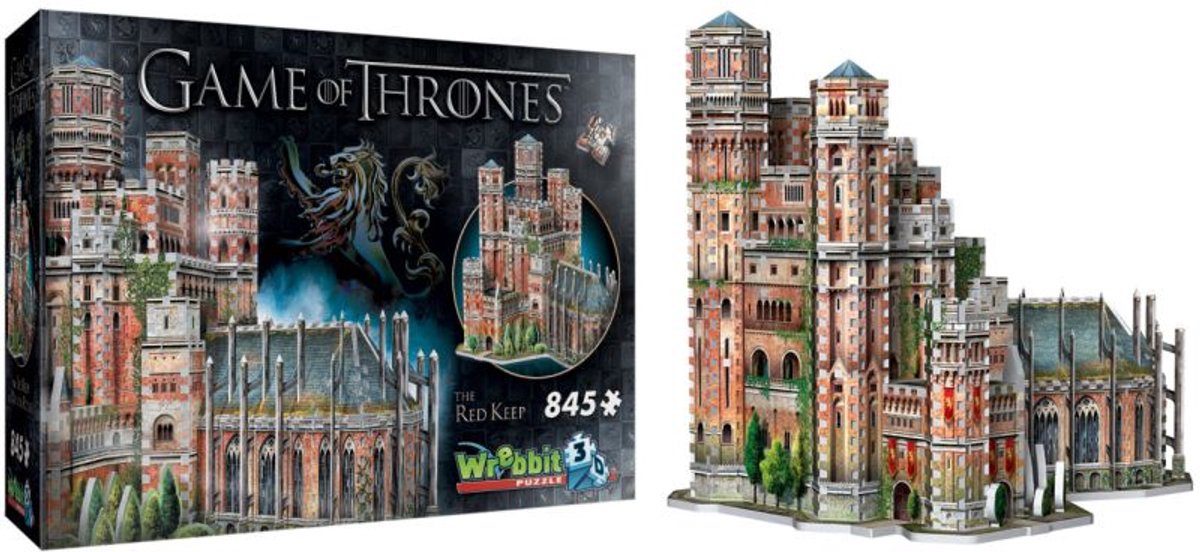 Wrebbit le donjon rouge - Game of Thrones puzzle 3D 845 pièces