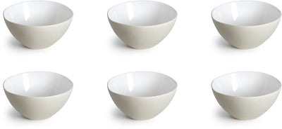 Médard de noblat - oslo blanc - petit bol 13 cm - 6 pièces - grès