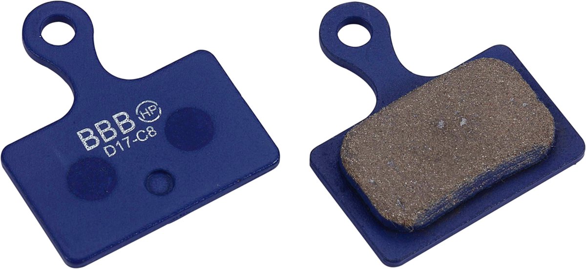 Plaquettes de frein Bbb cycling discstop - plaquettes de frein à disque - compatibles avec les freins à disque shimano - bleu - bbs-561