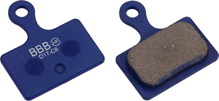 Plaquettes de frein Bbb cycling discstop - plaquettes de frein à disque - compatibles avec les freins à disque shimano - bleu - bbs-561