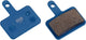 Plaquettes de frein de vélo Bbb cycling - butée de disque - plaquettes de frein vtt - compatibles avec les freins à disque Shimano, Tektro et Giant - bleu - bbs-53t