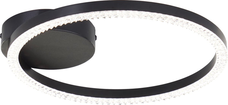 Brilliant aurelia - plafonnier - cristal LED 11w - 4000k - noir