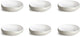 Médard de noblat - oslo blanc - assiette creuse 20 cm - 6 pièces - grès