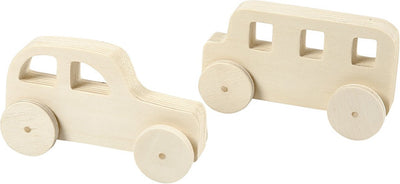 Creativ Company Wooden Cars, 2e.