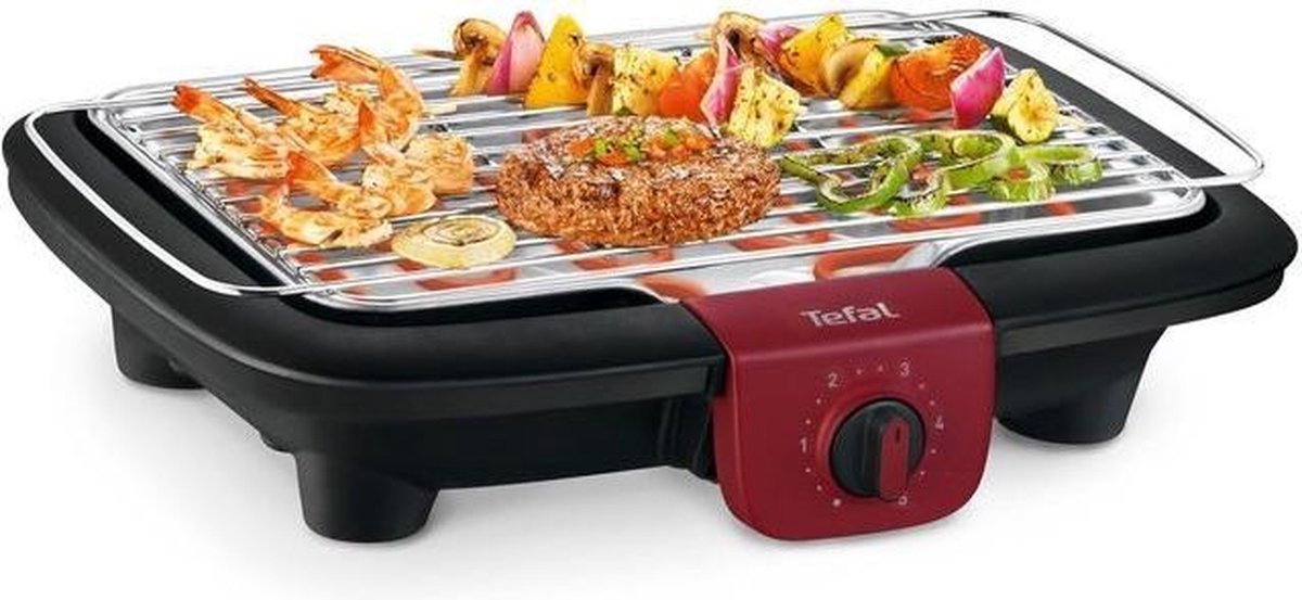 Tefal easygrill ajuster rouge bg90e5