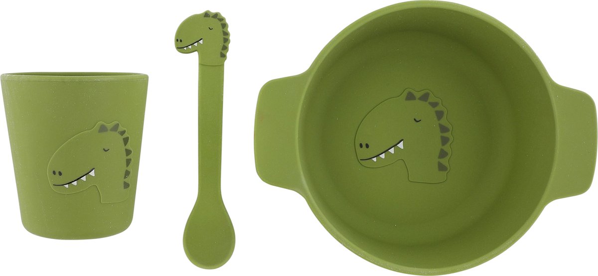 Trixie Silicone Baby Eetset MR.