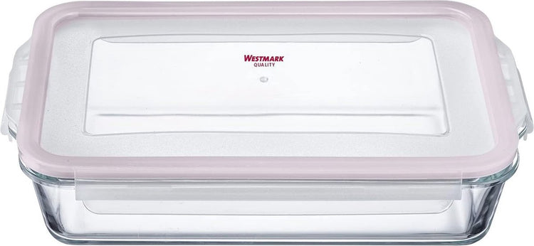Plat à pâtisserie en verre sans marque sans marque 2200 ml - hermétique, passe au micro-ondes et au four
