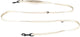 Explor duvoplus ligne de dressage Ultimate Fit Fashion pour chiens 220cm-25mm blanc antique