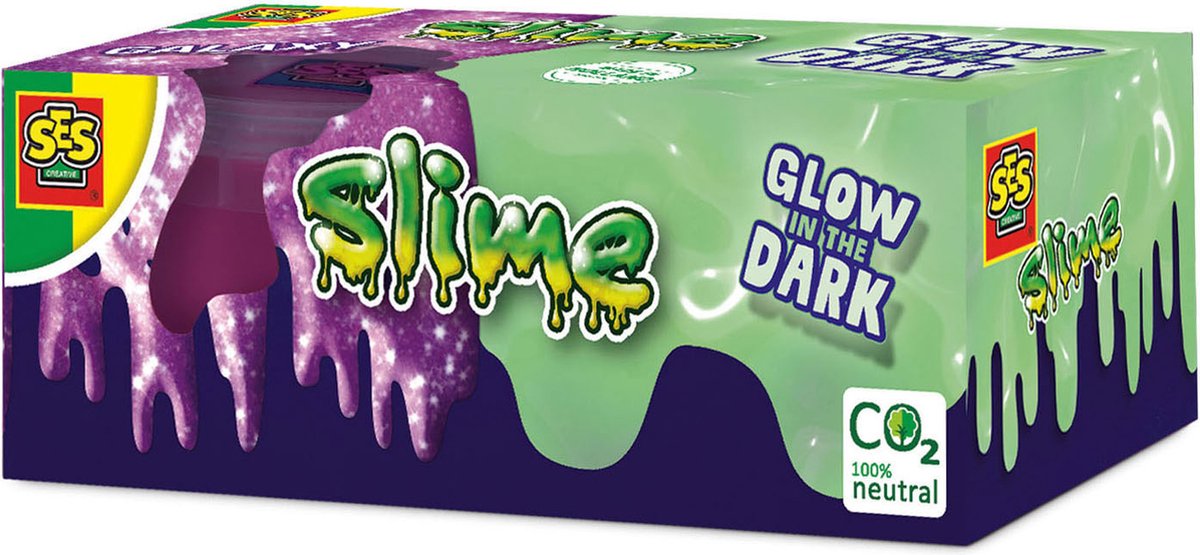 Ses Slime Glow dans l'obscurité 2x120gr