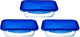 Pyrex - boîte à lunch Cook Go avec couvercle 800 ml lot de 3 pièces - bleu transparent