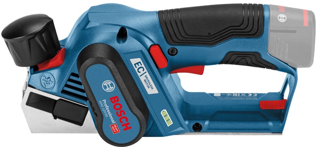 Bosch professional gho 12v-20 - raboteuse sans fil - avec l-boxx - sans batterie