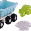 Toys Cavallino Cavallino Beach Kiepwagen avec 4 formes de sable bleu