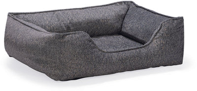 Beeztees mua - lit orthopédique pour chien - gris marron - 80x65x6 cm