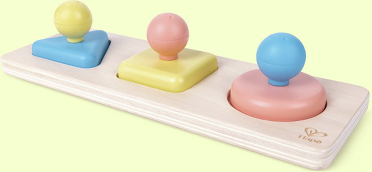 Hape Montessori Spiegel Forme Puzzle Wood