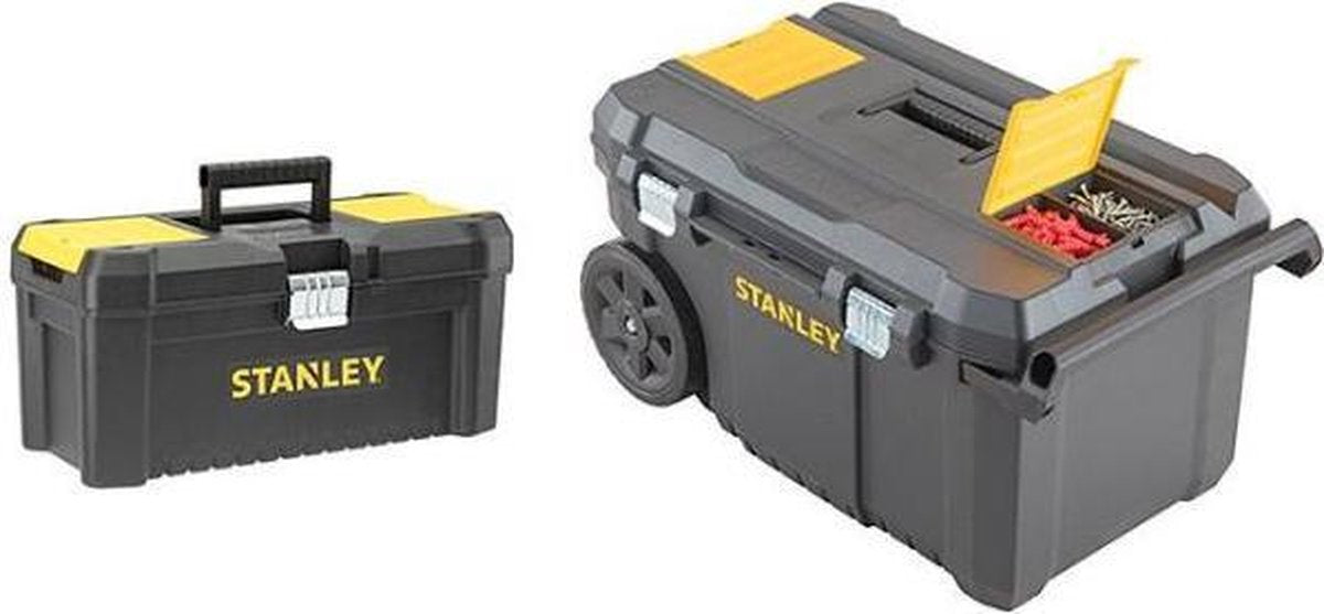 Chariot à outils Stanley Essential 50l stst1-80150 + valise 16 stst1-75518