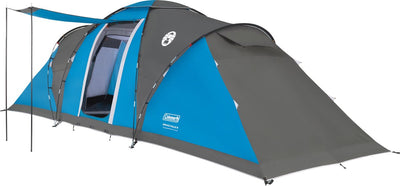 Tente familiale Coleman Spruce Falls 6 - Tente 6 personnes - imperméable et légère - bleu noir
