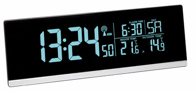 Tfa dostmann 60.2548.01 radio-réveil noir heures d'alarme : 1