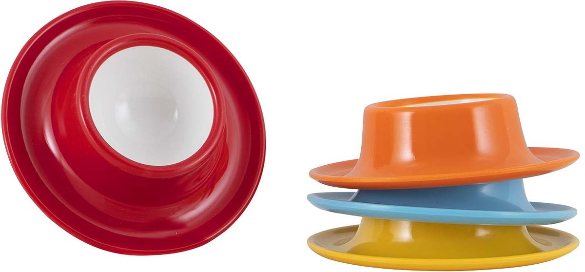 Gimex - color line - coquetier - arc-en-ciel - 4 pièces