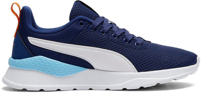 Baskets unisexes Puma anzarun lite jr - bijou bleu- blanc-vermillon