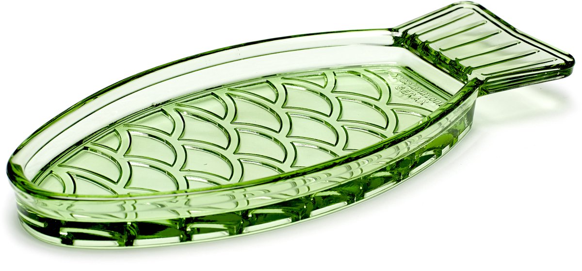 Serax - poisson paola navone - bol - vert - 2 pièces