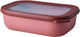 Mepal - récipient alimentaire multi-bols cirqula - 1000 ml - rectangulaire - mauve vif
