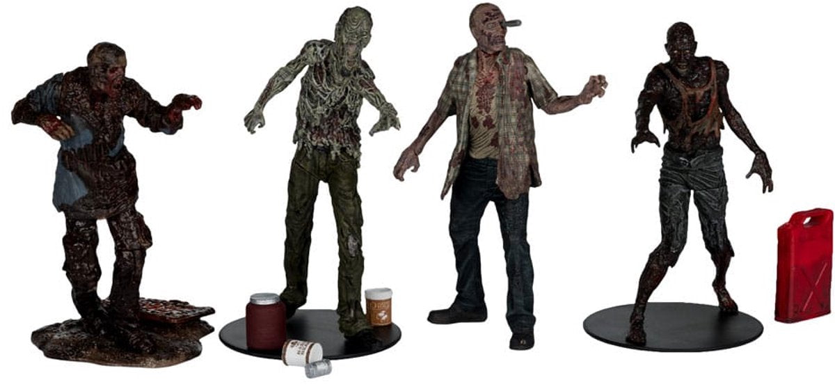 Mcfarlane Toys The Walking Dead figurine pack de 4 marcheurs figurine 13 cm