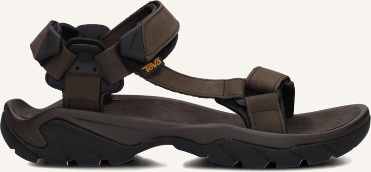 Sandales homme cuir universelles Teva m terra fi 5 - café turc