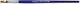 Snazaroo pinceau de maquillage fin bleu plat