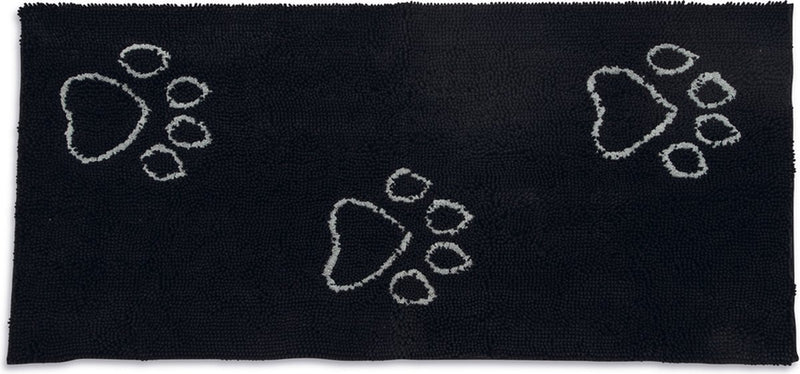 Dog gone smart dirty dog tapis sec coureur chien - tapis animal - noir - 152 x 76 cm