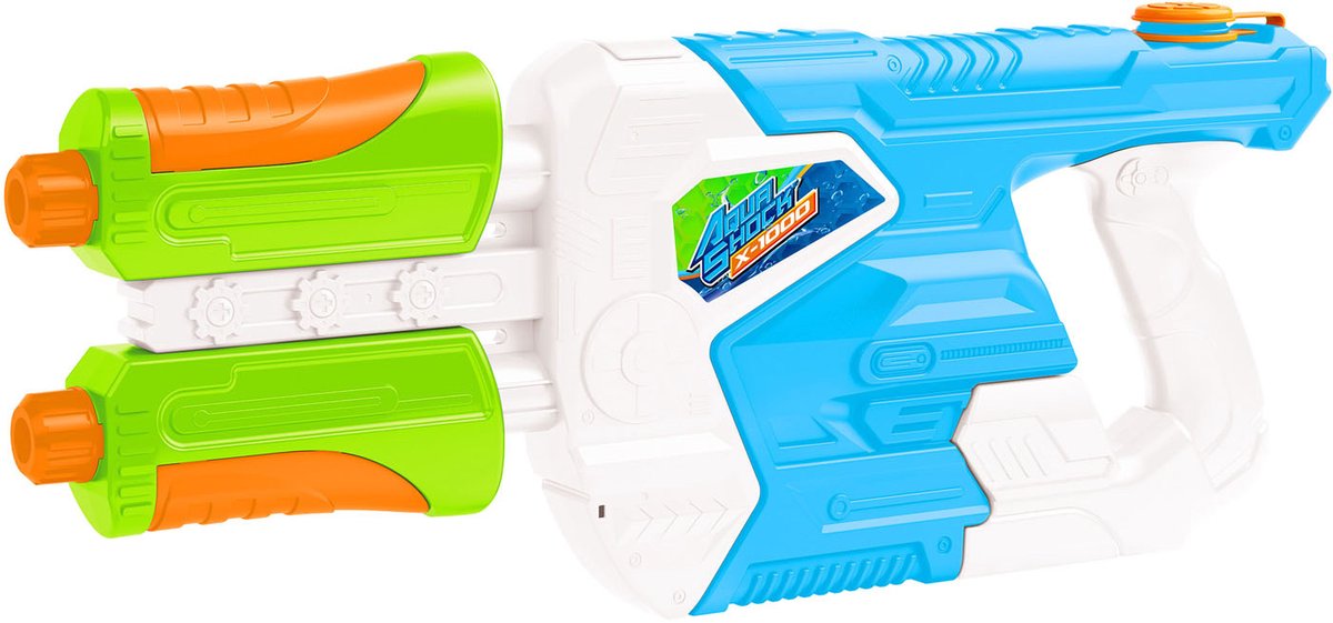 Gun à eau à éclaboussure avec double boucle deux fois, 1700 ml