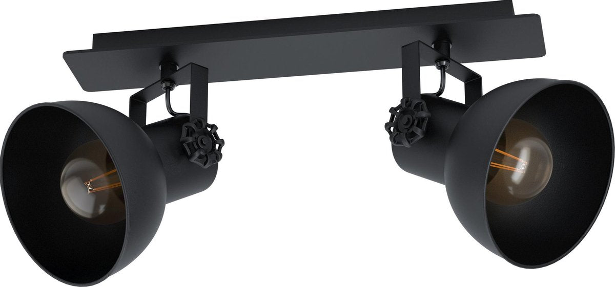 Eglo barnstaple 1 spot - e27 - 47,5 cm - noir