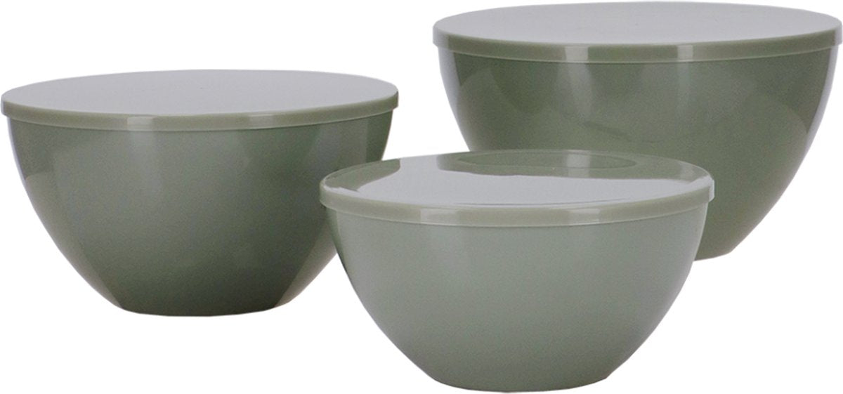 Ensemble de bols palma Travellife vert 6 pièces avec aspect céramique