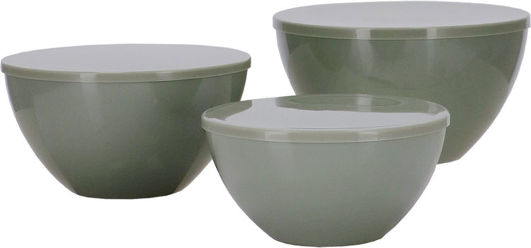 Ensemble de bols palma Travellife vert 6 pièces avec aspect céramique