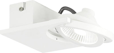 Eglo design brea - spot - 1 lumière - blanc, clair