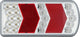 Feu arrière LED Carpoint - droit - 6 fonctions - clignotant, feu arrière, feu stop, feu de recul, réflecteur d'éclairage de plaque d'immatriculation - montage à vis 5 fils de liaison prémontés - dimensions 227x106 mm