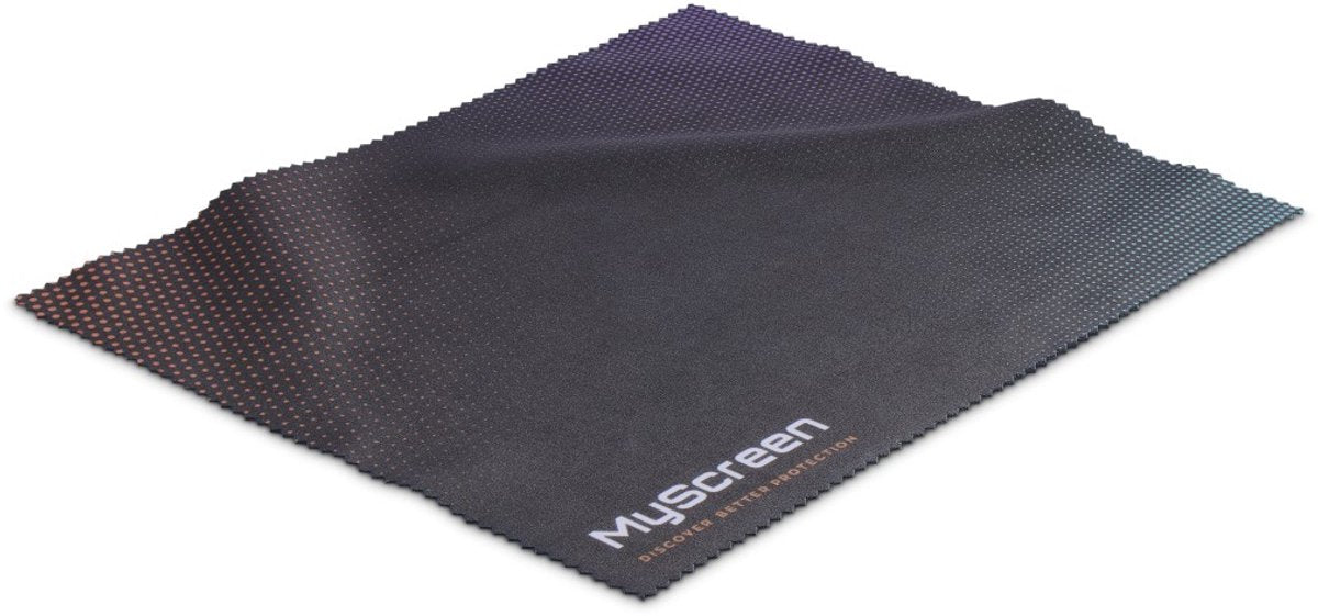 Myscreen protecteur coupé utiliser un chiffon de nettoyage, 15x15cm