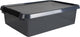 Boîte de rangement Comfort Line 32 litres transparent gris noir 60 x 40 x 18 cm | 2 pièces