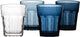 Bo-camp - verre à limonade - mix match - plastique - 200 ml - 4 pièces - bleu