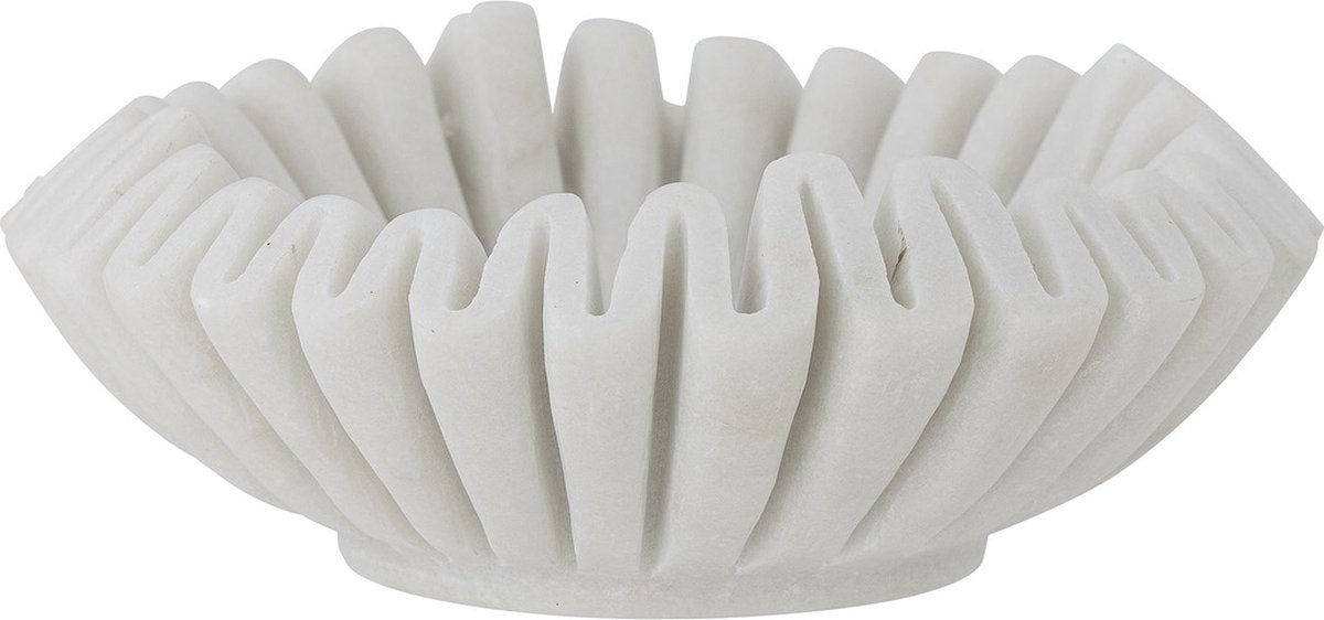 Bloomingville bol harmonia marbre blanc ø17,5 x 6 cm