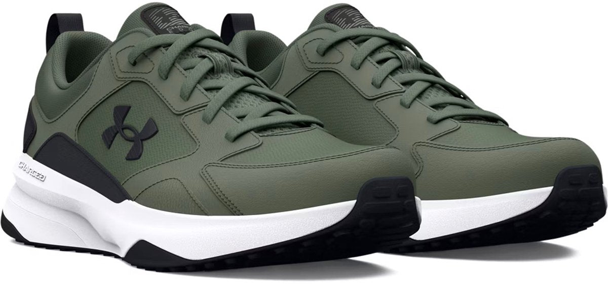 Under Armour UA Charged Edge-GRN Baskets pour hommes - Colorado Sage - Noir - Noir