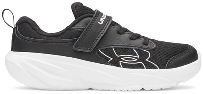 Baskets Under Armour UA BPS Surge 5 AC-BLK pour Garçons - Noir - Blanc
