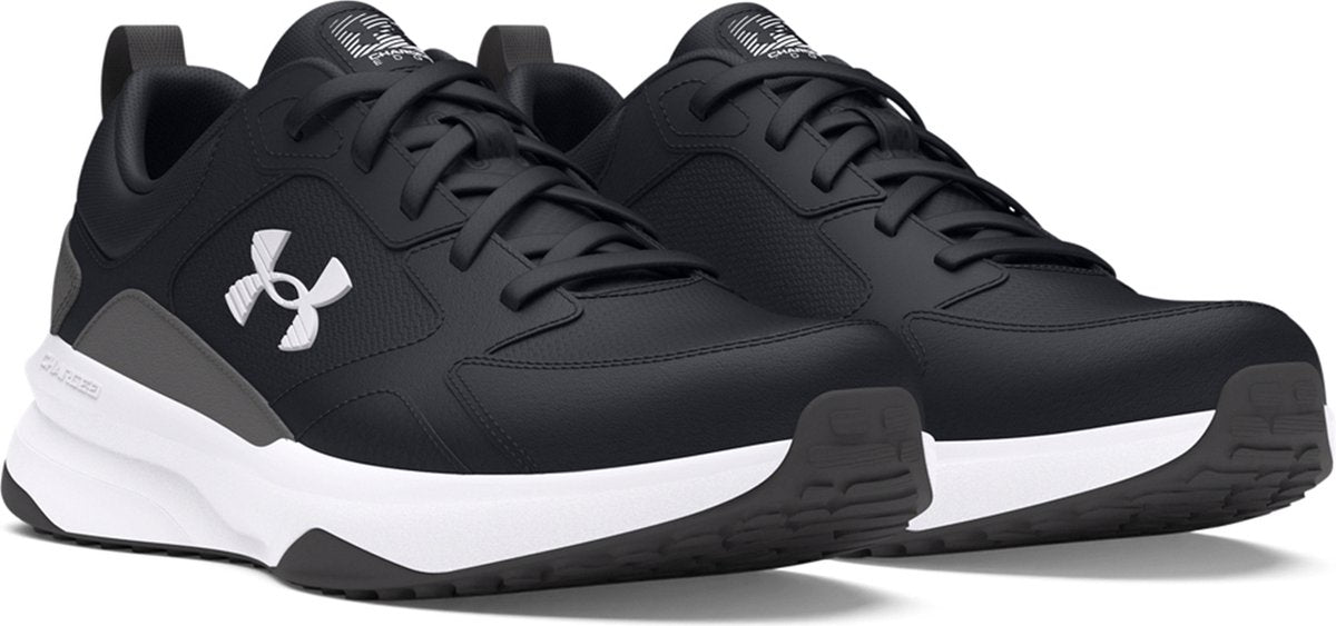 Baskets Under Armour UA Charged Edge-blk pour hommes - noir - Castlerock - blanc