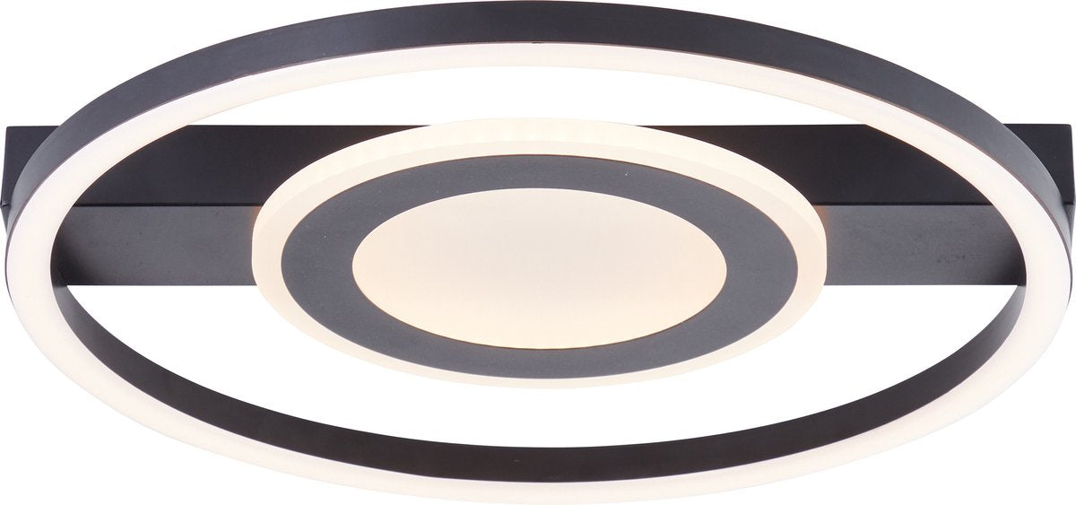 Brilliant maureen - plafonnier - LED 22w - 3000k - noir