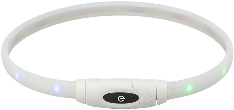 Trixie Luminous Collar Dog USB Silicone rechargeable Multi-Colored