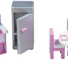 Tidlo Wooden Dollhouse Furniture Kitchen, 9dlg.