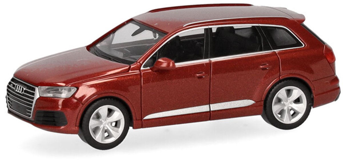 Herpa audi q7, rouge métallisé
