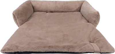 Nuzzle District 70 - panier moelleux pour le canapé - grand : 85 x 75 cm - taupe