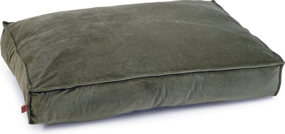 Conçu par lotte nalino - coussin pour chien - velours - velours - vert - 100x70x15 cm